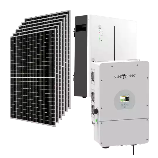 8KW SUNSYNK SOLAR SYSTEM | SUNSYNK 8KW HYBRID INVERTER | SUNSYNK 5.32KWH LITHIUM-ION BATTERY | JA SOLAR 550W SOLAR PANEL